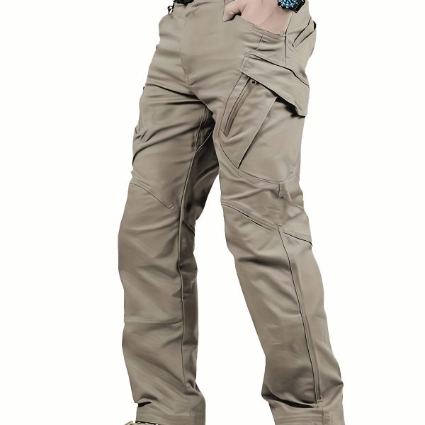 Pantalones tácticos multifuncionales para exteriores para hombre, Pantalones deportivos multibolsillos para exteriores, Pantalones cargo - Imagen 5