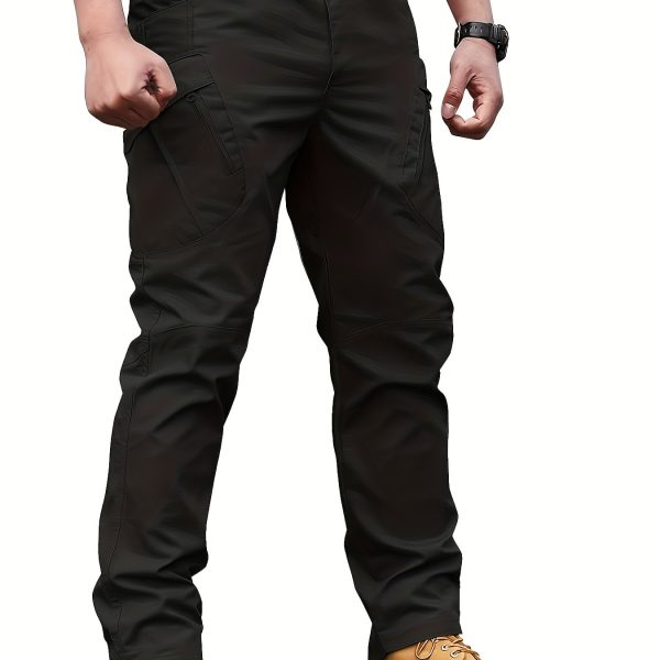 Pantalones tácticos multifuncionales para exteriores para hombre, Pantalones deportivos multibolsillos para exteriores, Pantalones cargo - Imagen 2