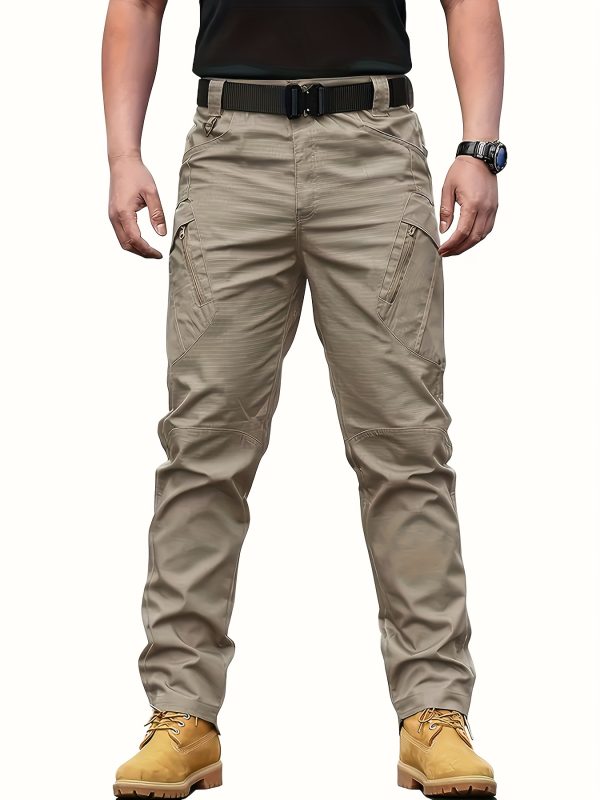 Pantalones tácticos multifuncionales para exteriores para hombre, Pantalones deportivos multibolsillos para exteriores, Pantalones cargo - Imagen 7