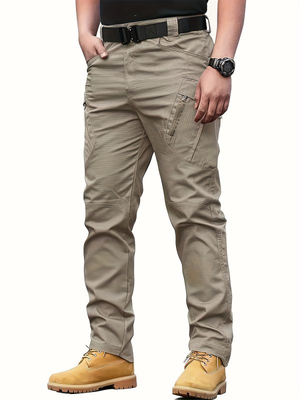 Pantalones tácticos multifuncionales para exteriores para hombre, Pantalones deportivos multibolsillos para exteriores, Pantalones cargo - Imagen 6