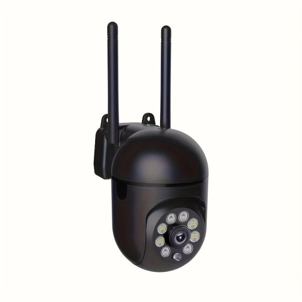 Cámara de vigilancia HD WIFI, cámara de visión nocturna HD de largo alcance para interiores y exteriores, cámara de seguridad doméstica con intercomunicador de 355 grados, sistema de seguridad doméstica 2.4G, detección móvil de inteligencia artificial, au - Imagen 2