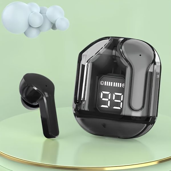 Auriculares Inalámbricos TWS para Juegos con Sonido Estéreo HIFI, Pantalla LED, Batería de Litio Recargable, Compatibles con Smartphones, Micrófono Capacitivo, Diseño Intrauditivo, Duración de Batería Larga, Carga Universal - Perfectos para Adultos - Imagen 5